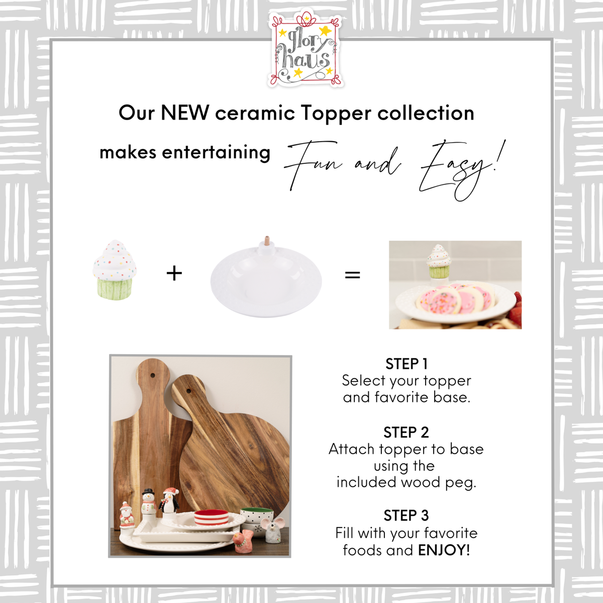 Heart and Arrow Charcuterie Topper