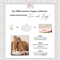 Heart and Arrow Charcuterie Topper