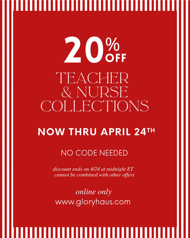 20% off teacher and nurse collections