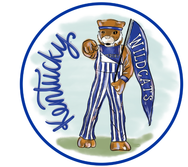 Kentucky Mascot Placemat Set/4