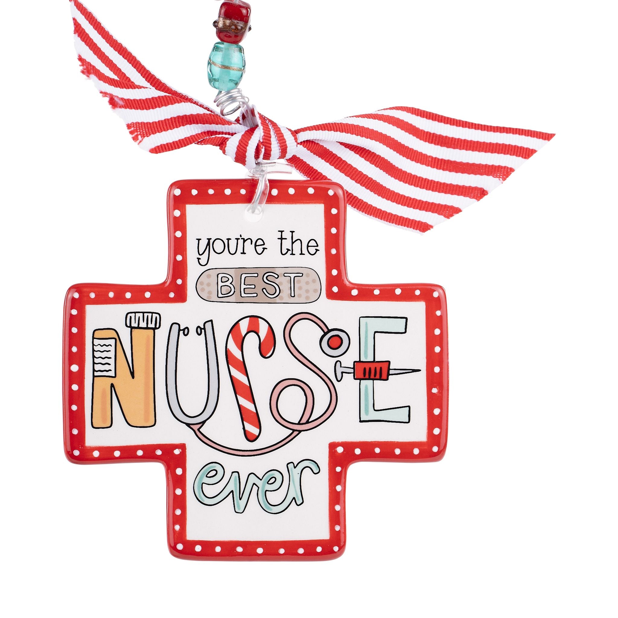 Glory Haus Best Nurse Ever Ornament