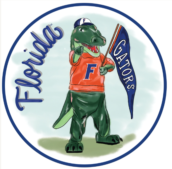 Florida Mascot Coaster Set/4