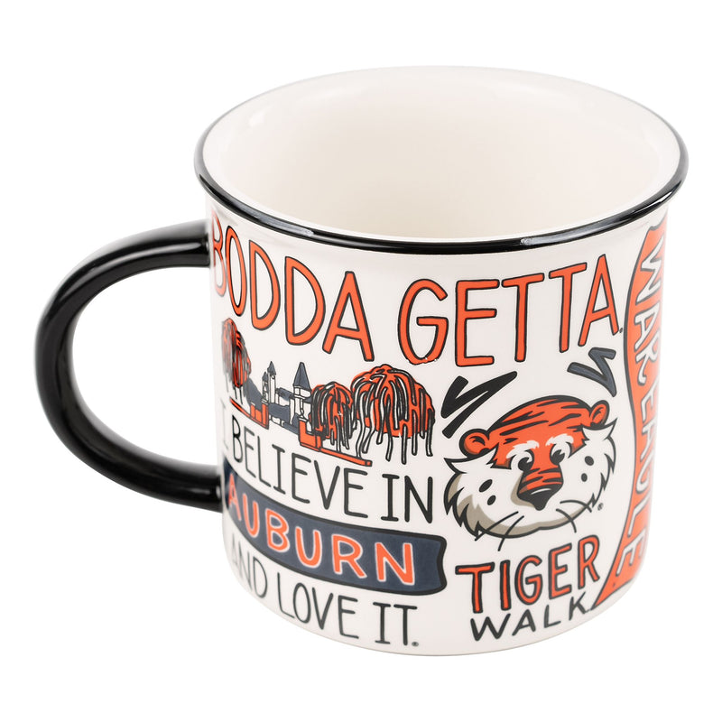 Auburn Collage Campfire Mug