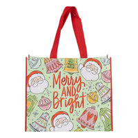 Merry & Bright Ornament Tote Bag