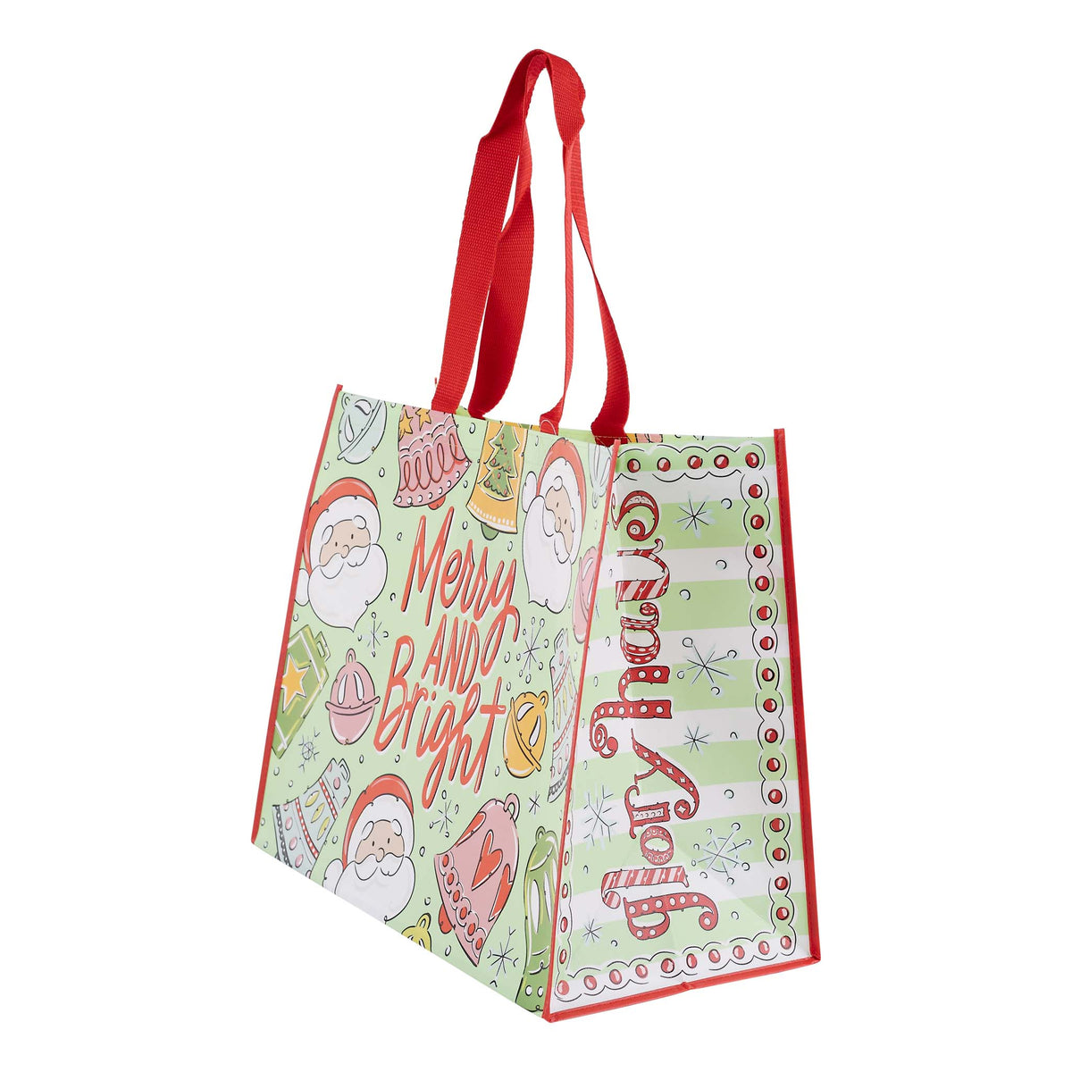 Merry & Bright Ornament Tote Bag