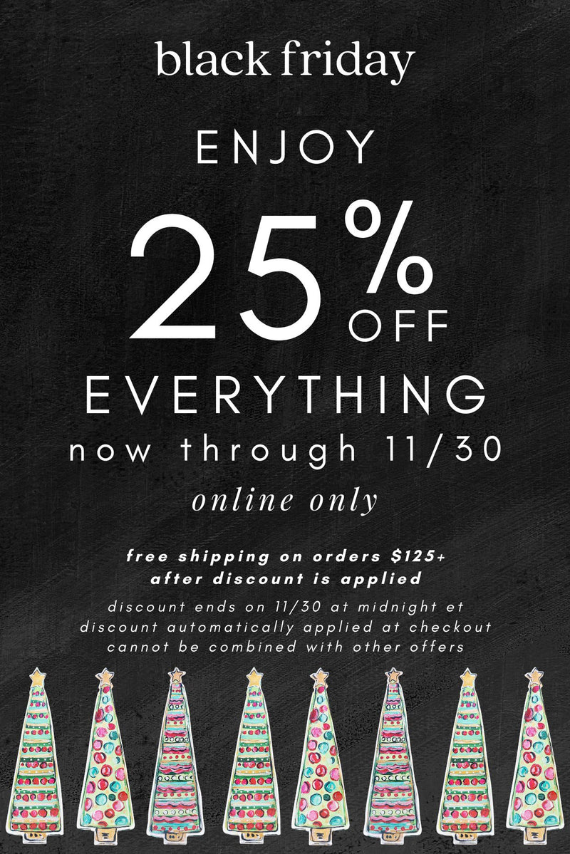 black friday 25% off