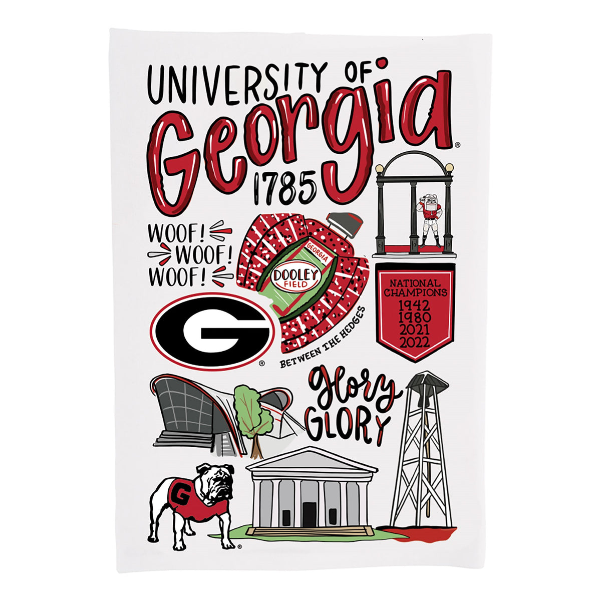 Georgia Icon Tea Towel