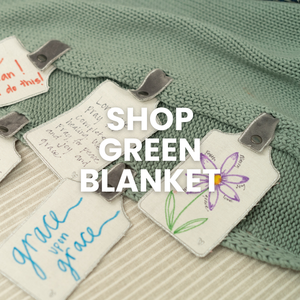shop green blanket