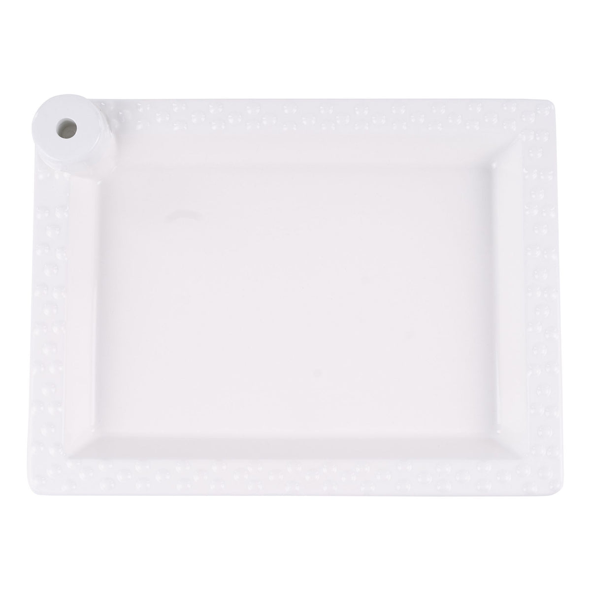 White Rectangular Platter