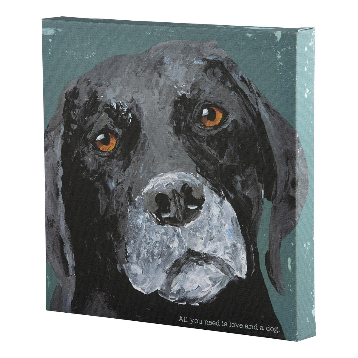 All You Need Is Love and a Dog Canvas - GLORY HAUS 
