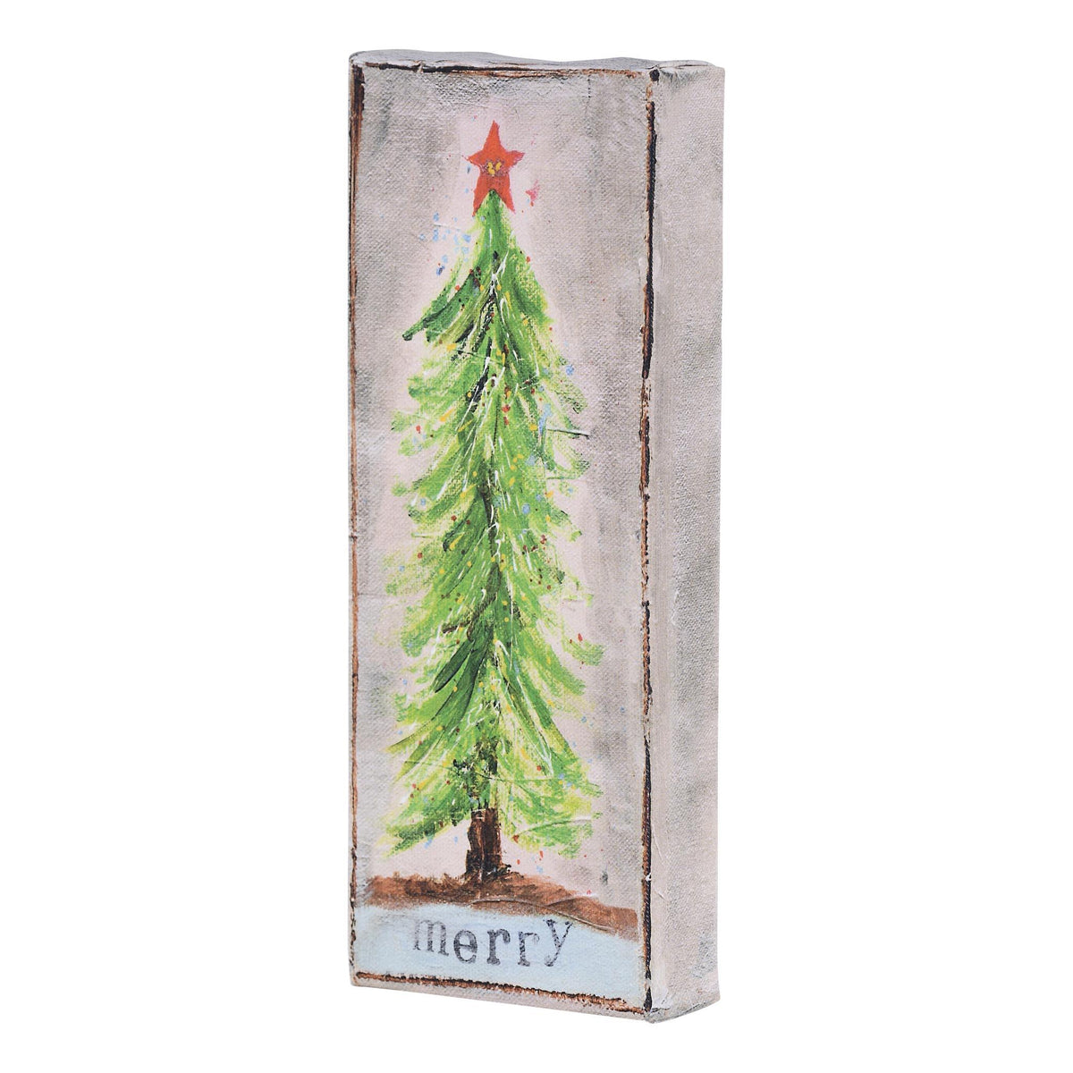Merry Christmas Tree Canvas - GLORY HAUS 