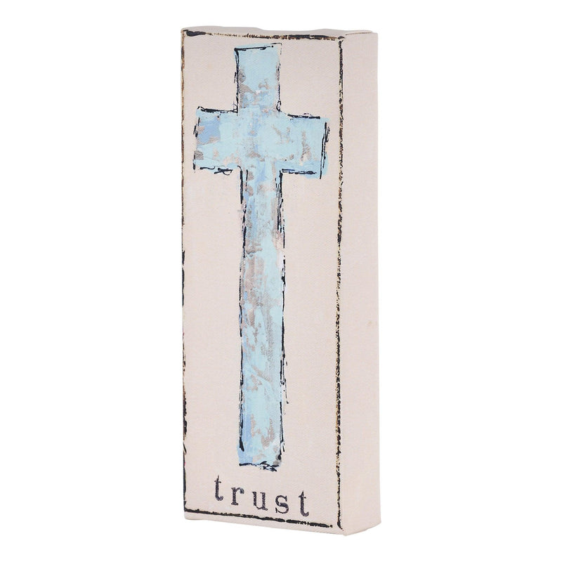 Trust Blue Cross Canvas - GLORY HAUS 