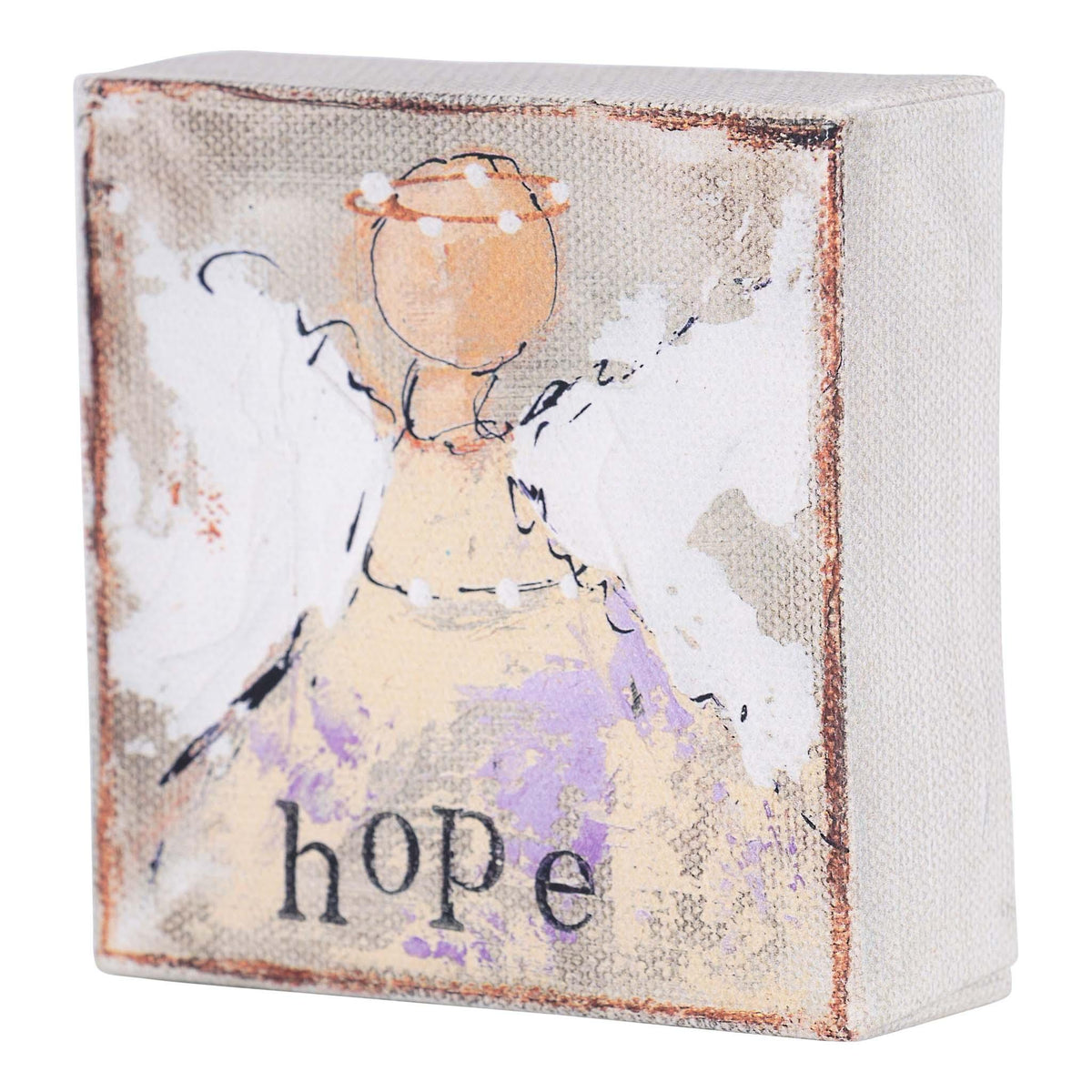 Hope Silver Angel Canvas - GLORY HAUS 