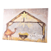 Believe Nativity Canvas - GLORY HAUS 