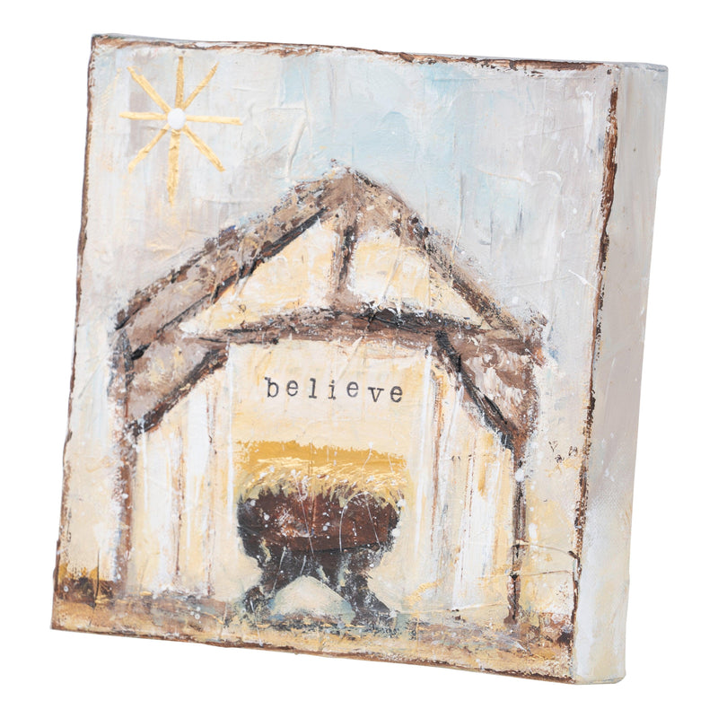 Bright Star Believe Nativity Canvas - GLORY HAUS 