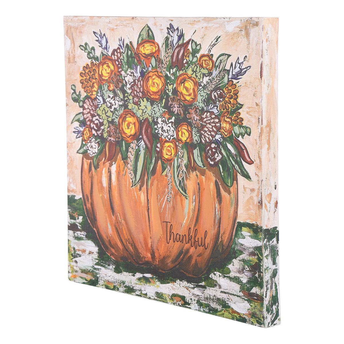 Thankful Pumpkin Canvas