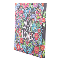 You Are Loved Flower Canvas