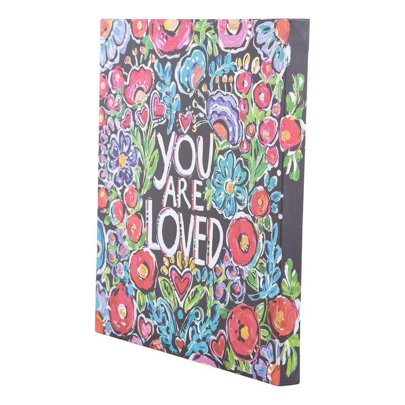 You Are Loved Flower Canvas