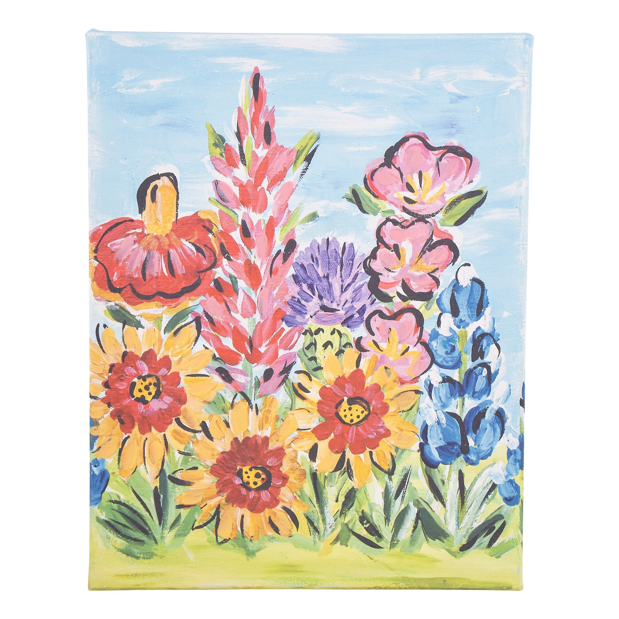 Bring The Wild Flowers of Texas Indoors With This Stunning Wall