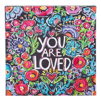 You Are Loved Flower Small Canvas