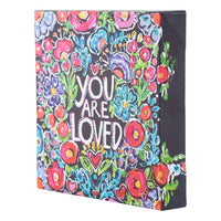 You Are Loved Flower Small Canvas