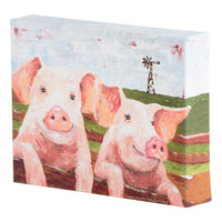 Thank You for Being a Friend Pig Canvas - GLORY HAUS 