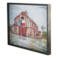 Texas Barn Framed Canvas - GLORY HAUS 
