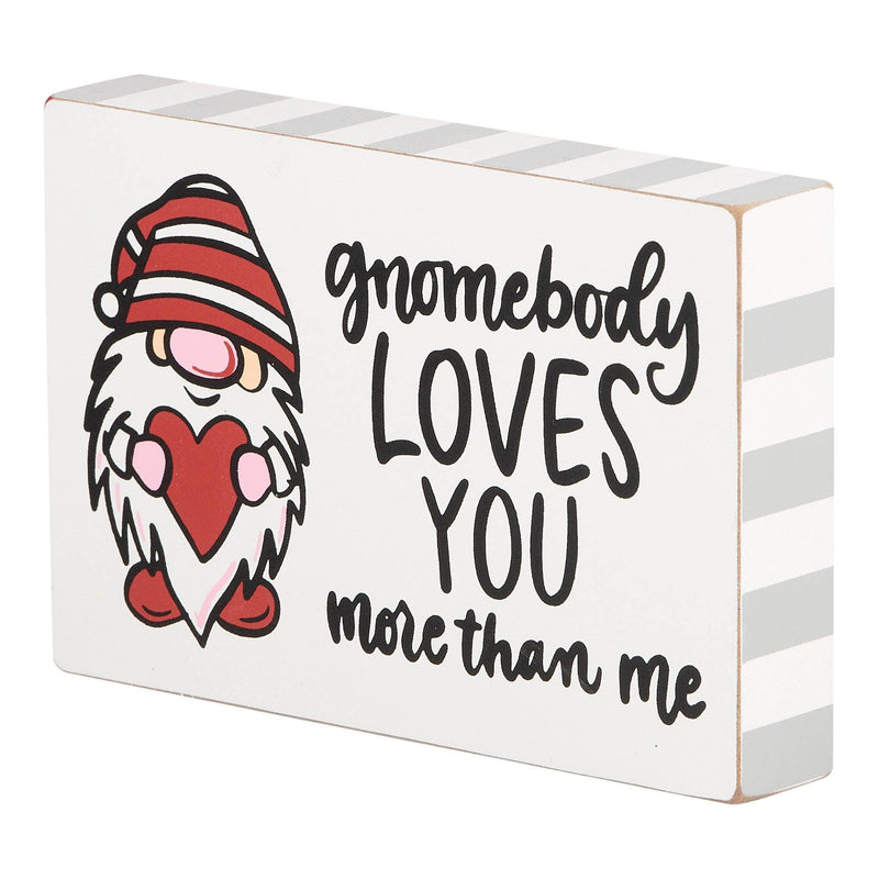 Gnomebody Loves You More Block Canvas - GLORY HAUS 
