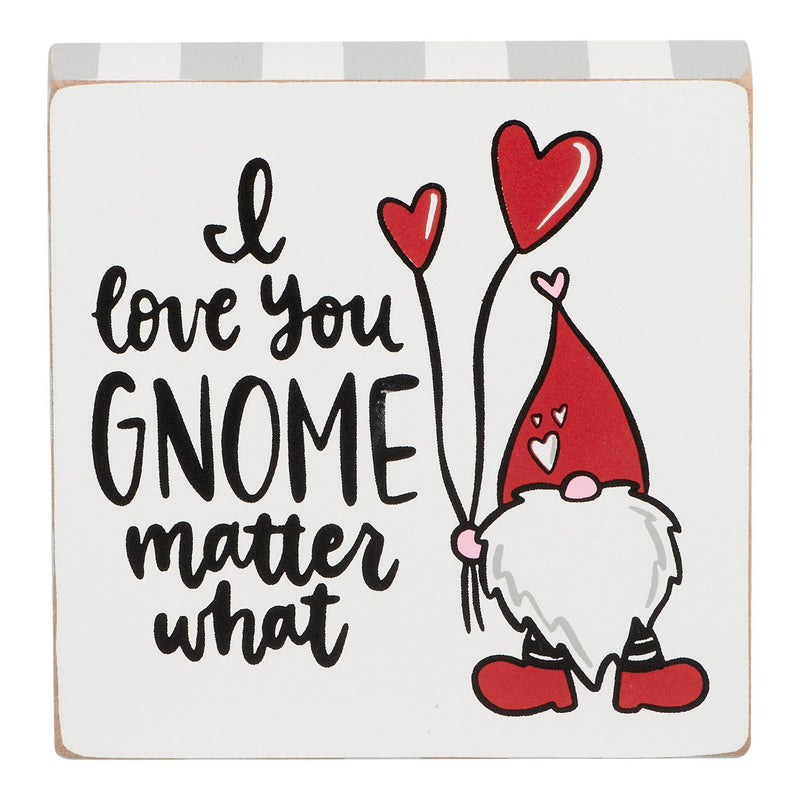 I Love You Gnome Block Canvas - GLORY HAUS 
