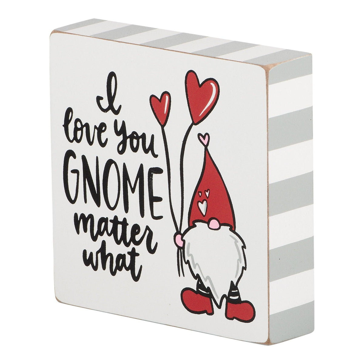I Love You Gnome Block Canvas - GLORY HAUS 