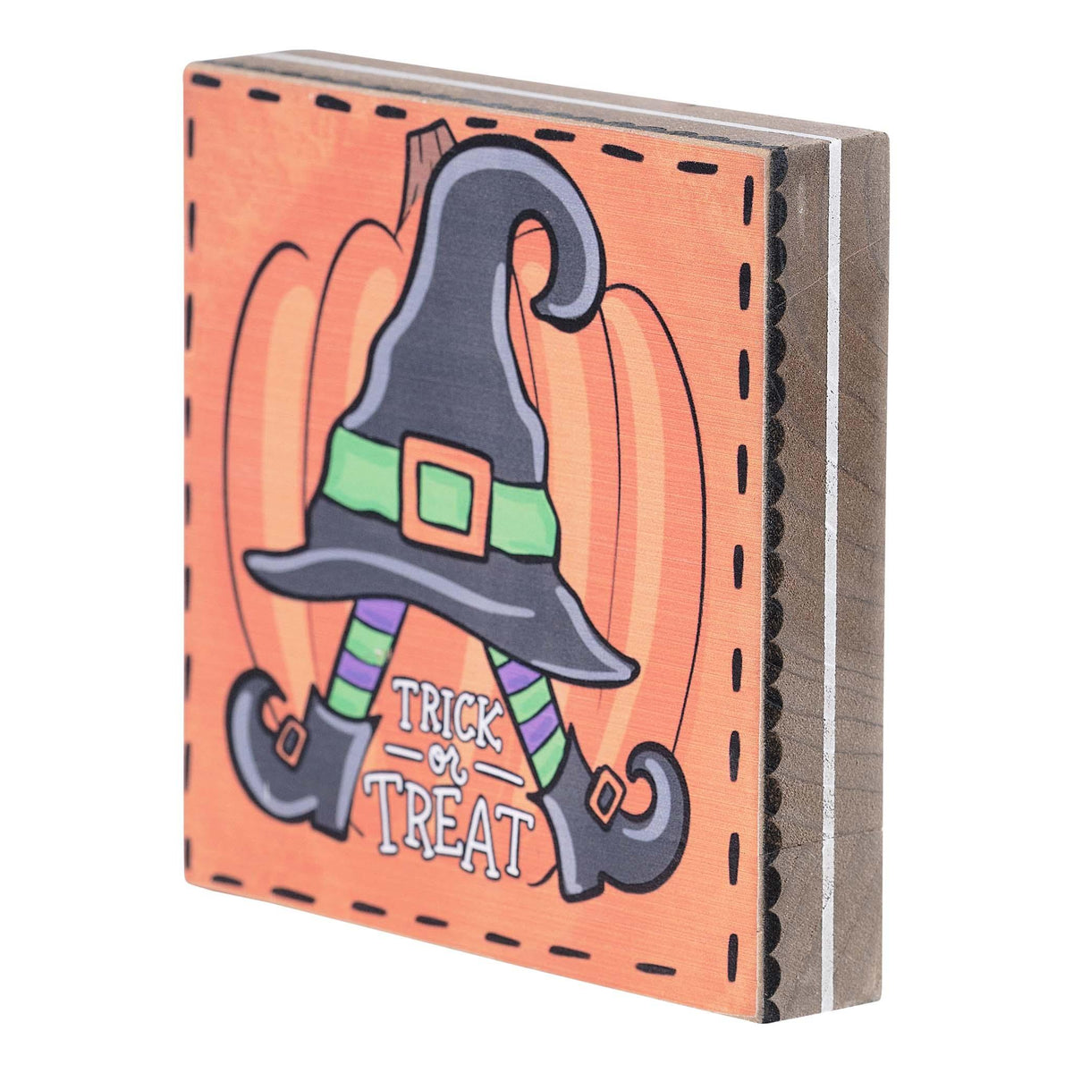 Trick or Treat Witch Block - GLORY HAUS 
