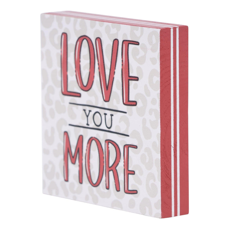 Love You More Cheetah Block - GLORY HAUS 