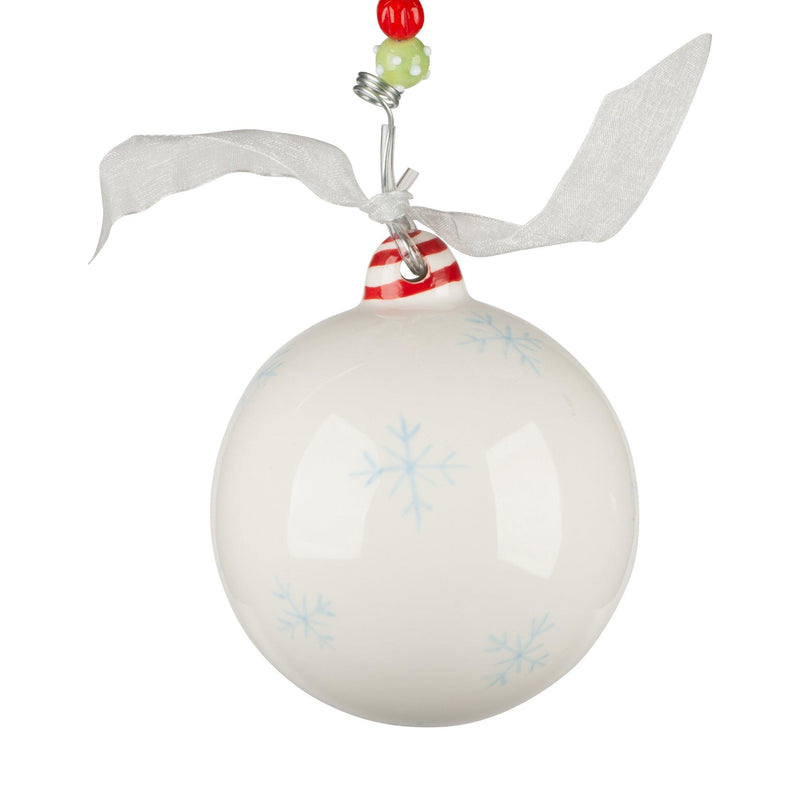Joy to the World Snowglobe Ornament - GLORY HAUS 