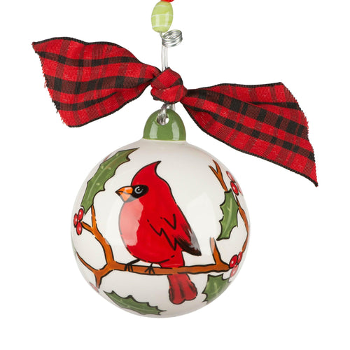 Red Bird Ornament - GLORY HAUS 