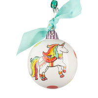 Rainbow Unicorn Ornament - GLORY HAUS 