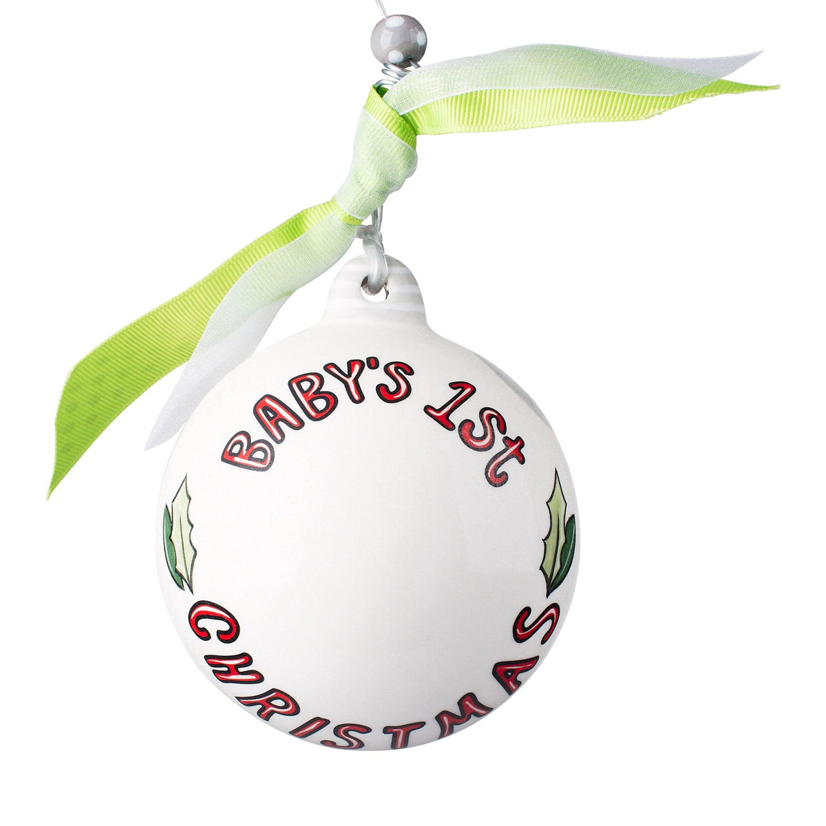 Stocking Baby's 1st Christmas Ornament - GLORY HAUS 