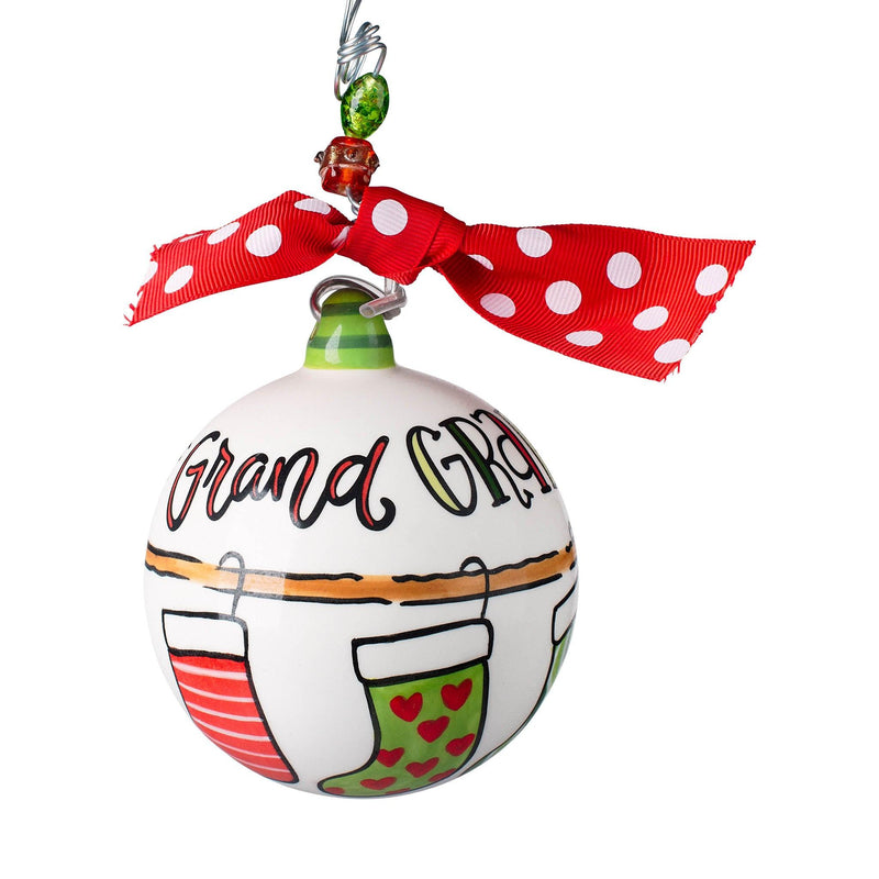 Grandkids Make Life Grand Stocking Ornament - GLORY HAUS 