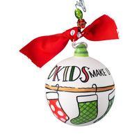 Grandkids Make Life Grand Stocking Ornament - GLORY HAUS 