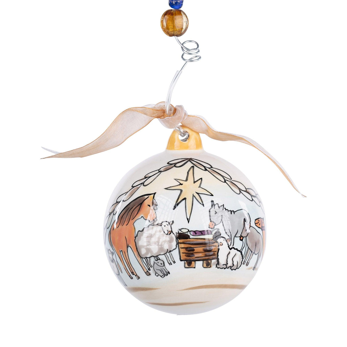 Thrill of Hope with Animals Ornament - GLORY HAUS 