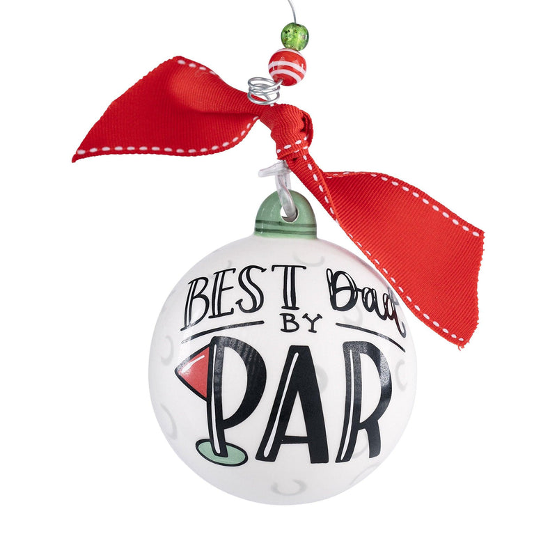 Best Dad by Par Ornament - GLORY HAUS 