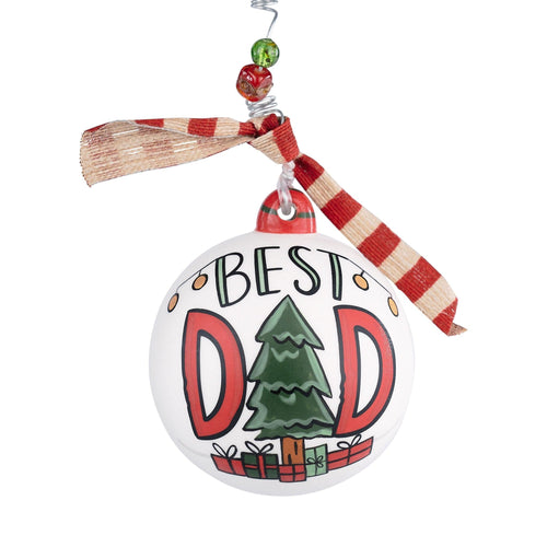 Best Dad Christmas Tree Ornament - GLORY HAUS 
