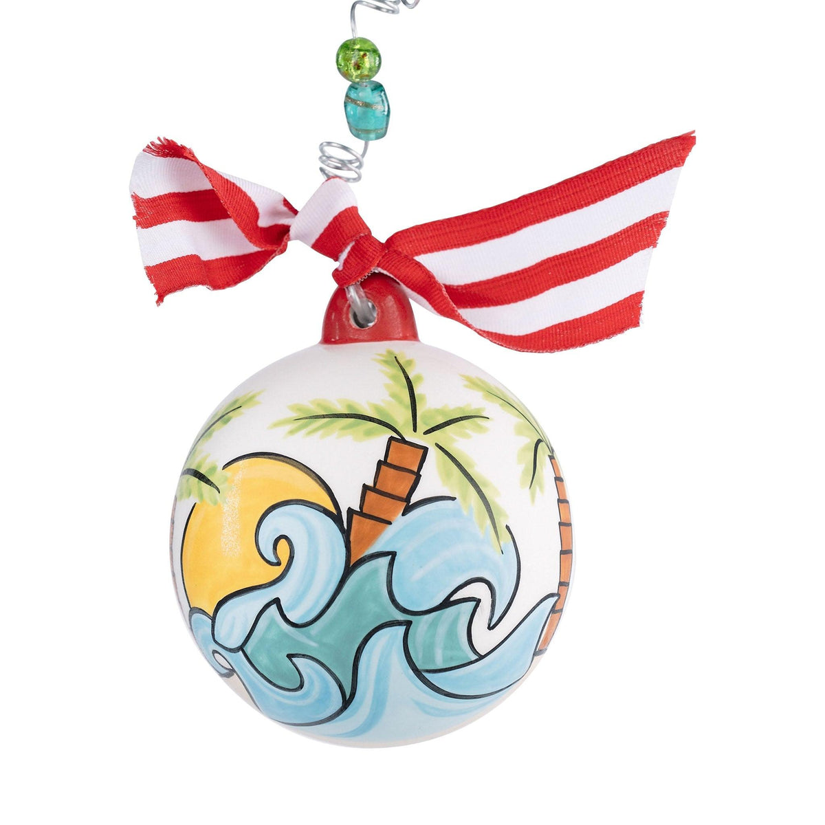 Beach is My Happy Place Ornament - GLORY HAUS 