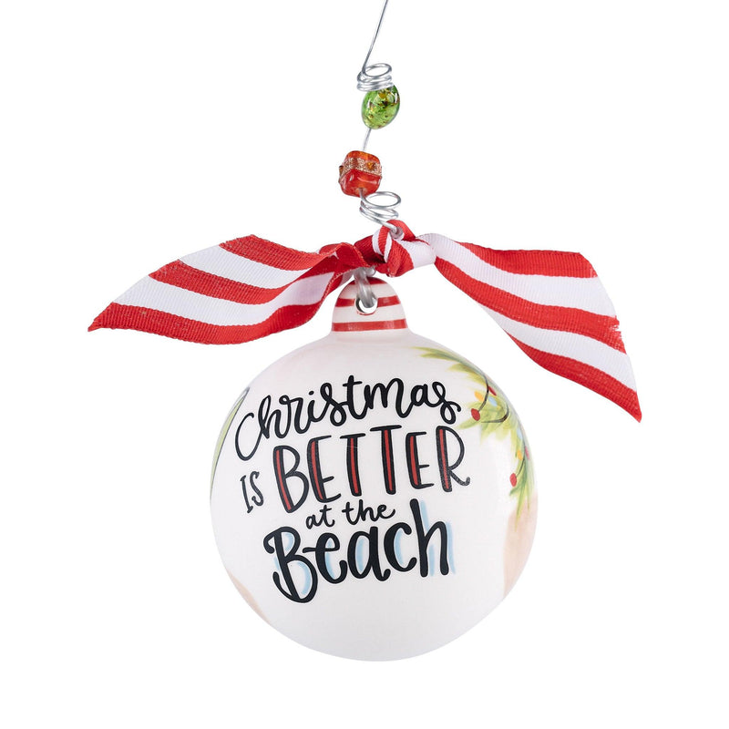 Christmas is Better at the Beach Ornament - GLORY HAUS 