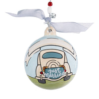 Just Married Church Ornament - GLORY HAUS 
