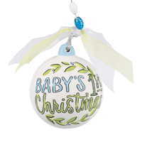 Blue Eggs Baby's 1st Ornament - GLORY HAUS 