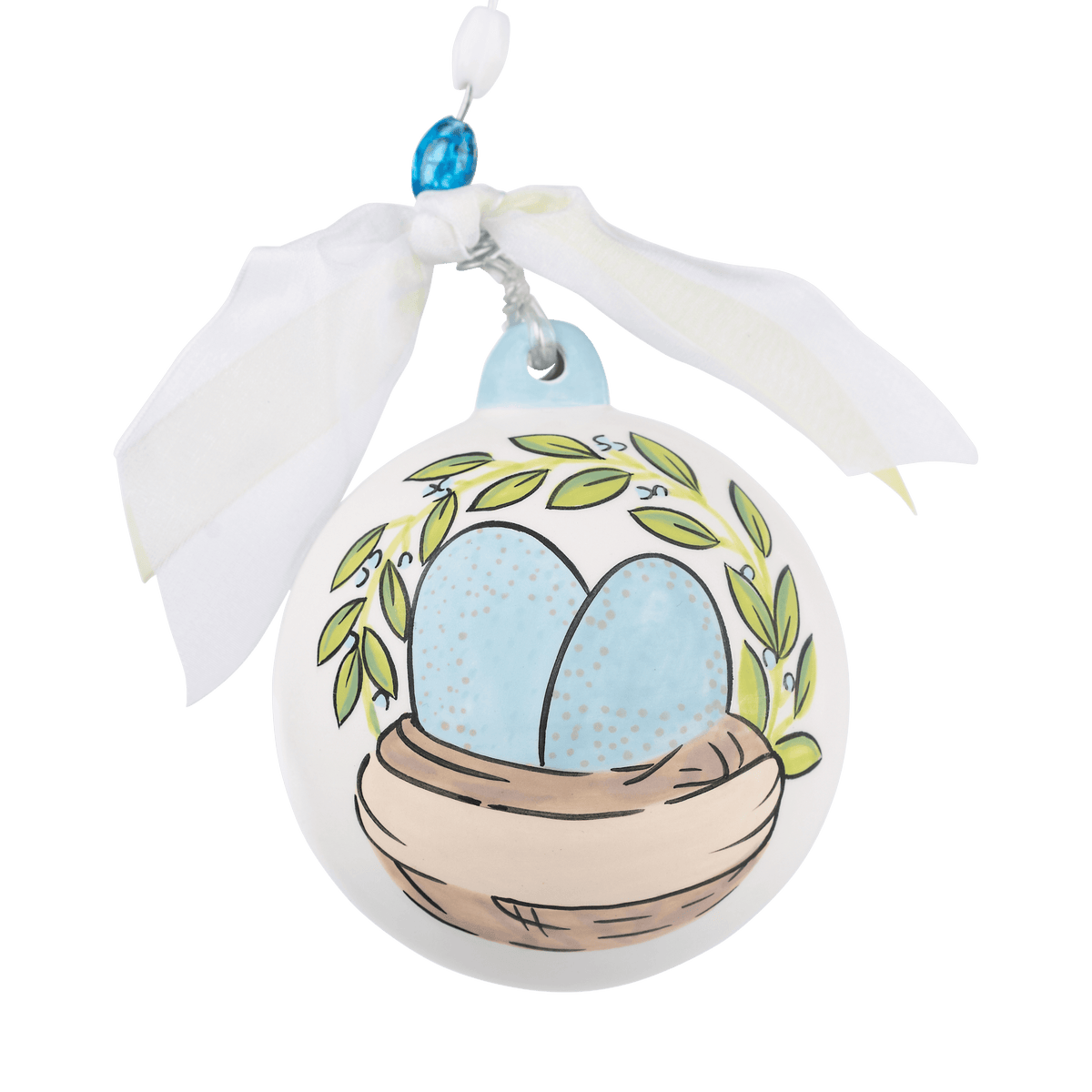 Blue Eggs Baby's 1st Ornament - GLORY HAUS 