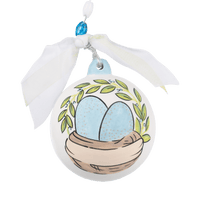 Blue Eggs Baby's 1st Ornament - GLORY HAUS 