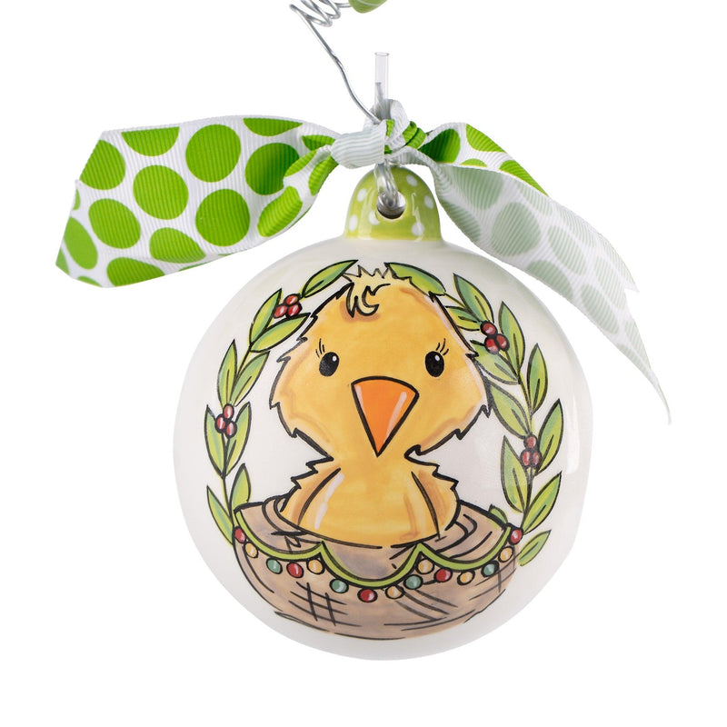 Yellow Chick Baby's 1st Ornament - GLORY HAUS 