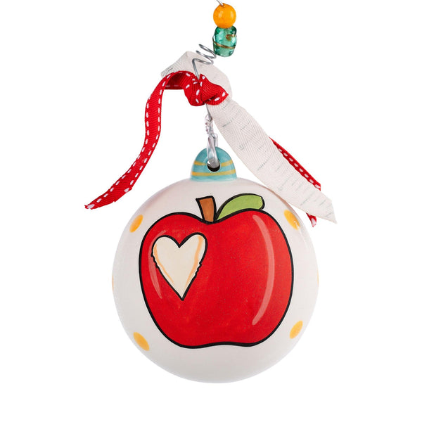 Teacher Apple Ornament - GLORY HAUS 
