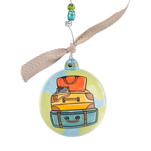 Travel More Worry Less Ornament - GLORY HAUS 